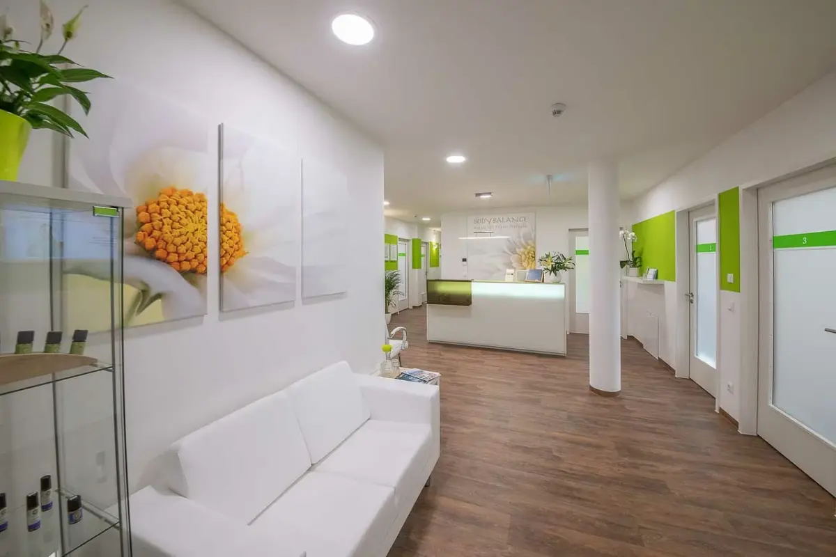 Eingangsbereich Physiotherapie Zwenkau